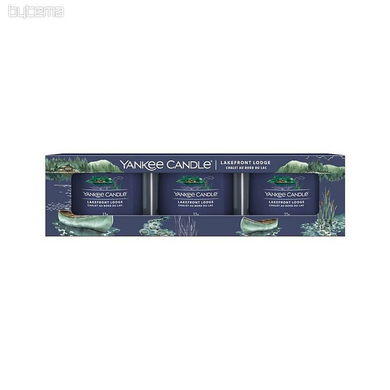 svijeća YANKEE CANDLE miris LAKEFRONT LODGE SET 3 kom