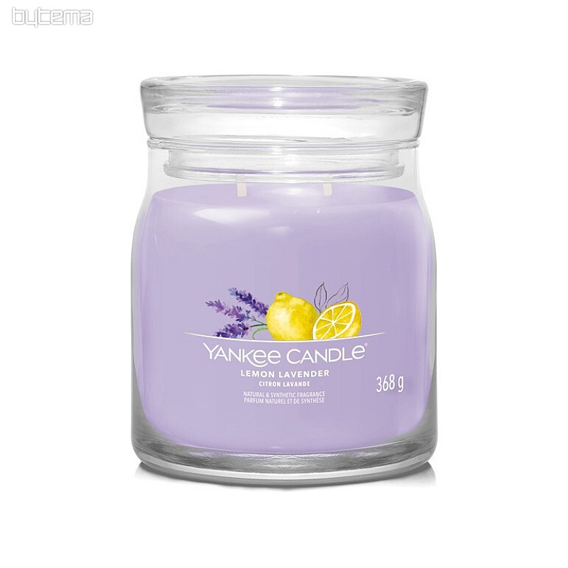 YANKEE SVIJEĆA - ČAŠA LIMUN LAVANDA SREDNJA 2 fitilja