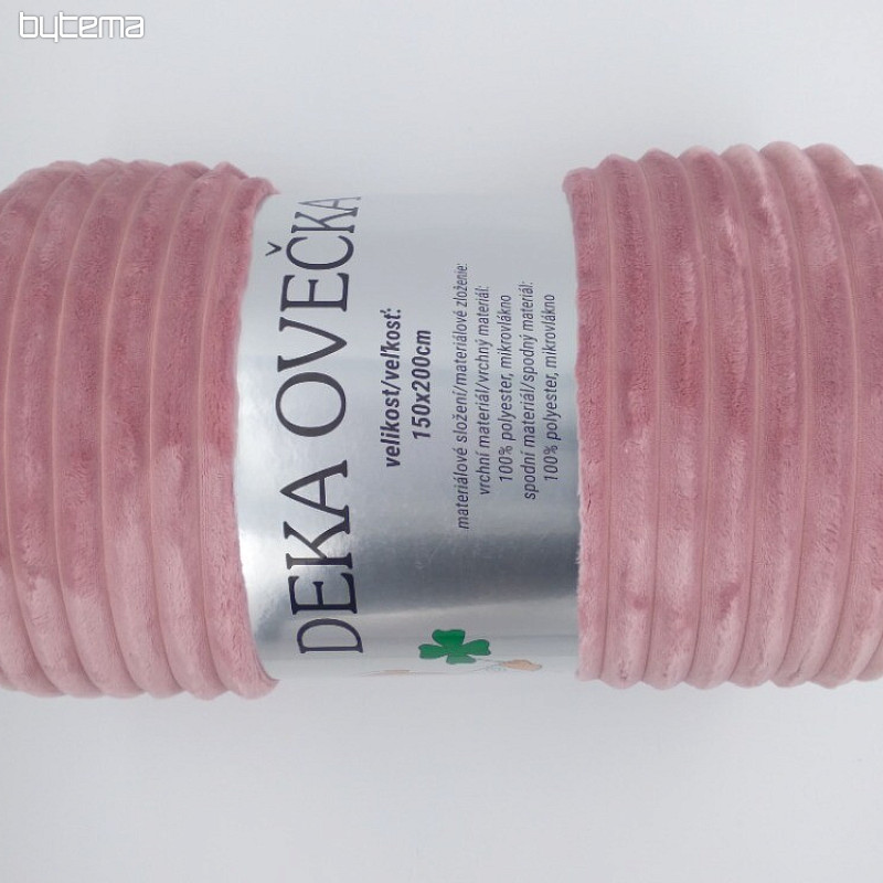 Deka EXTRA soft sheep - samt STAR PINK