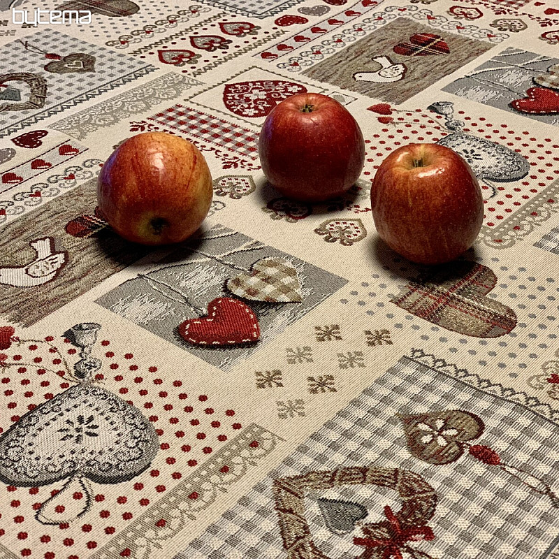 Goblen stolnjak i šal SRCE PRIRODE II