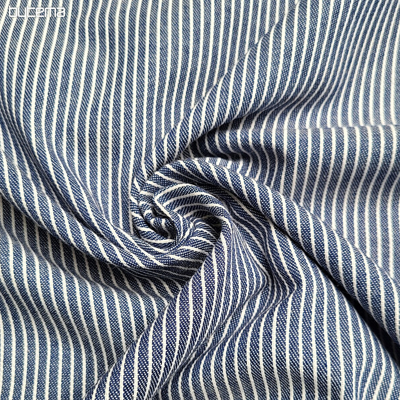 Dekor. tkanina NAVY BLUE STRIPE
