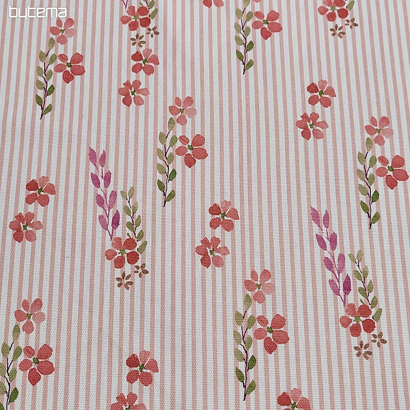 Dekorativna tkanina AVIGNON PINK STRIPE