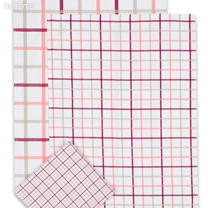 Jacquard kuhinjske krpe SALMON CHECK MIX