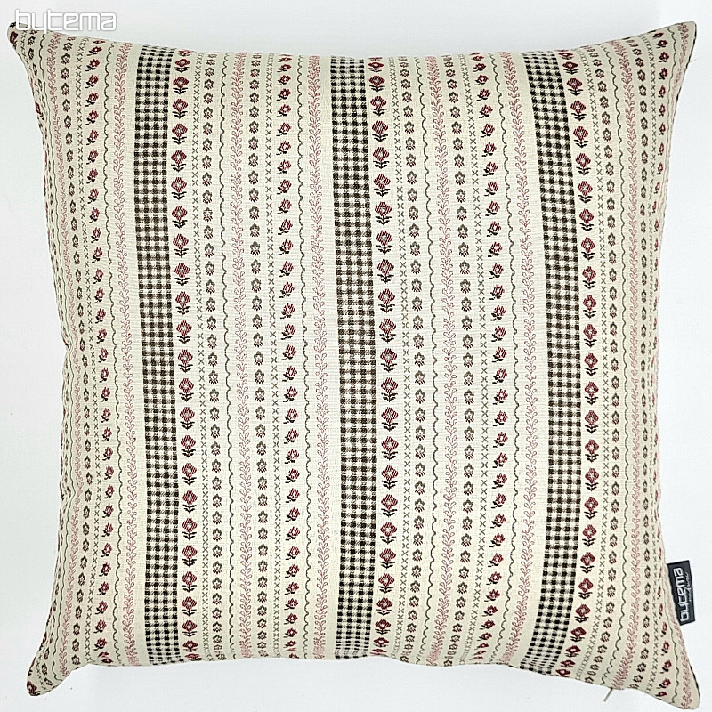Navlaka za jastuk TOSCANA RIGA STRIPE bordo