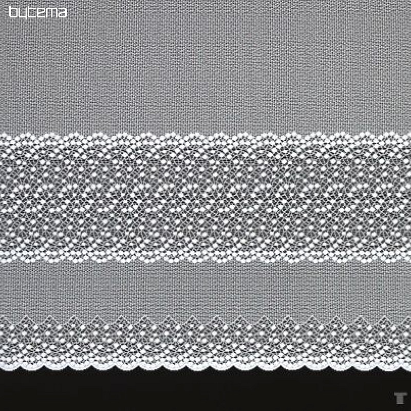 Jacquard zavjesa A3891 bijela