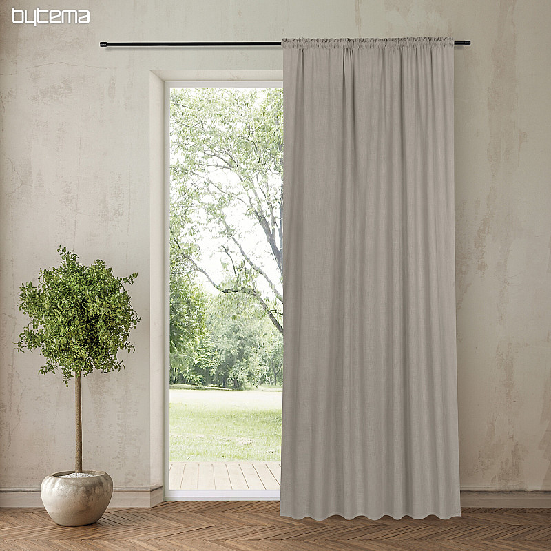 NATURE Gerster zavjesa GREY BEIGE