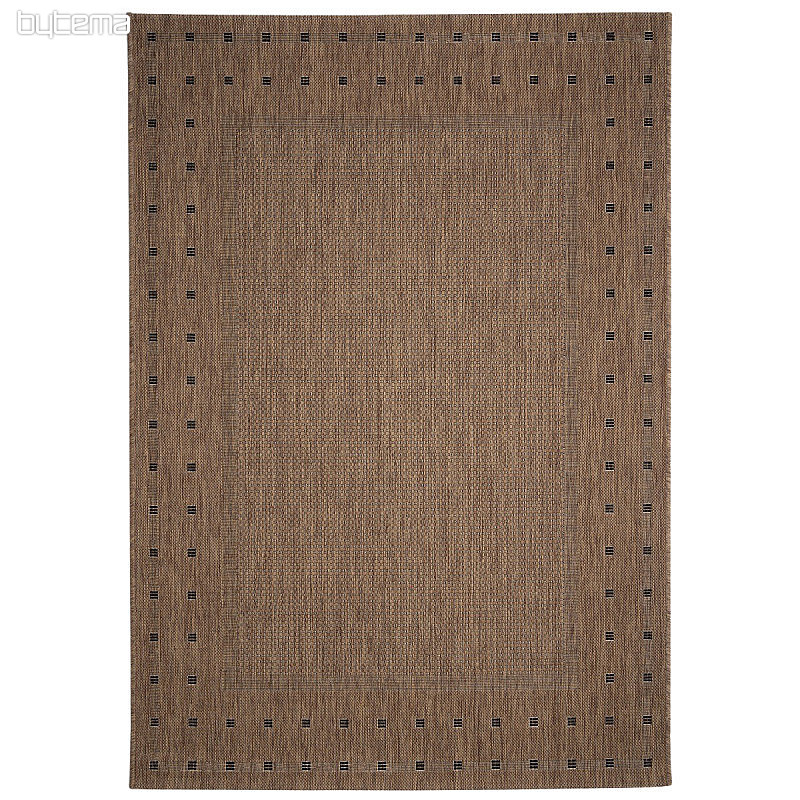 Tepih s kopčom FLOORLUX 20329 - kava - crna
