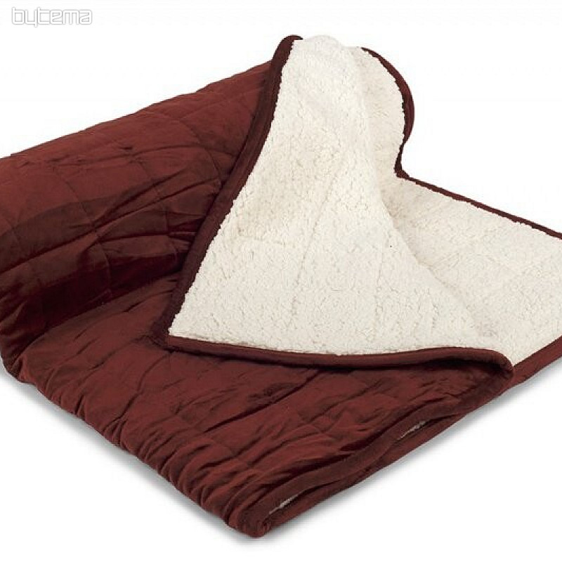 Deka od mikrovlakana EXTRA SOFT SHEEP šav SMEĐA