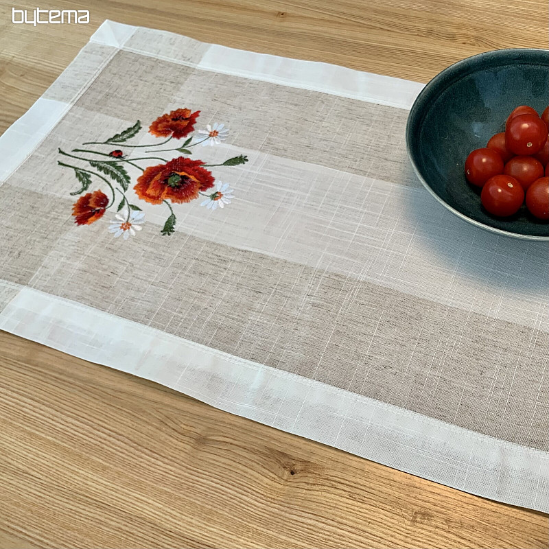 Vezeni stolnjak i šal VLCÍ MAKA