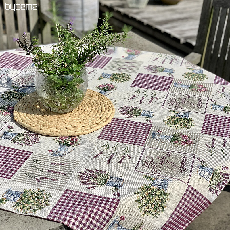 Goblen stolnjak i šal CVIJEĆE IZ PROVENCE