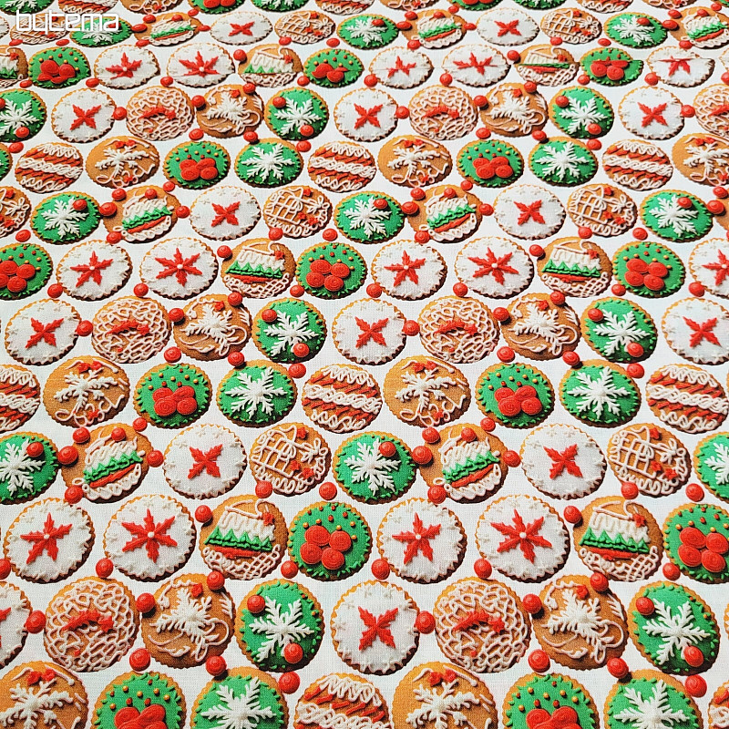 Pamučna tkanina GINGERBALL CUPS