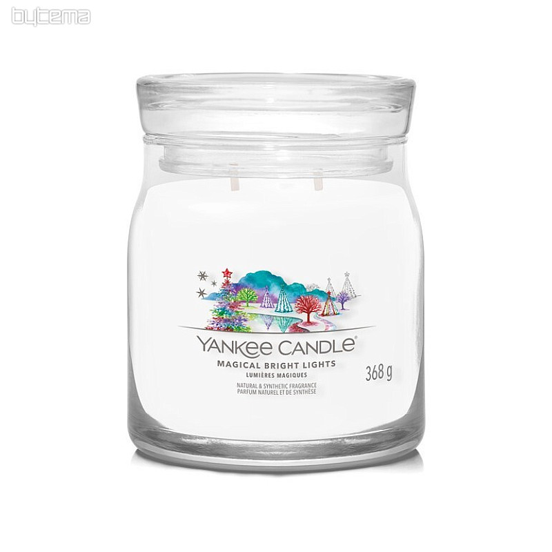 svijeća YC miris MAGICAL BRIGHT LIGHTS STAKLO MEDIUM 2 fitilja