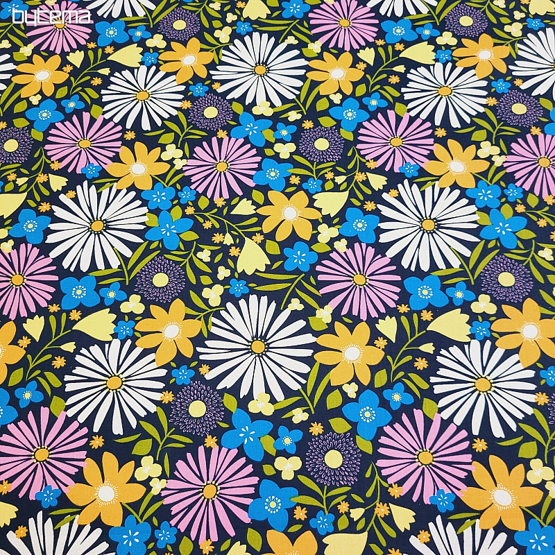 Pamučna tkanina DAISIES