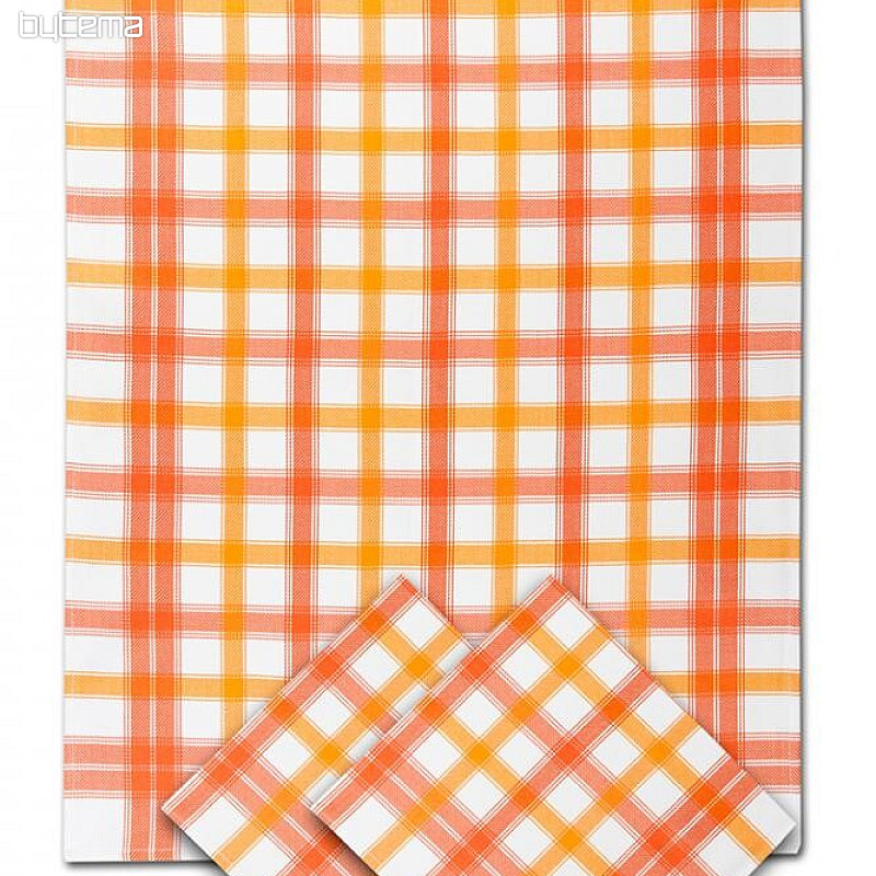 Ručnici od bambusa MEDIUM CUBE ORANGE