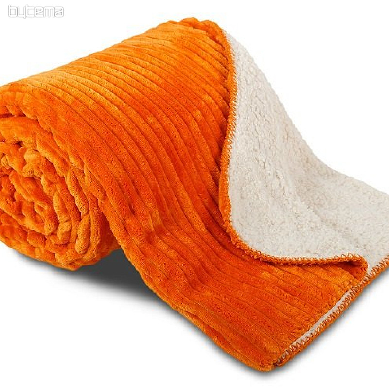 deka od mikrovlakana EXTRA SOFT SHEEP samt - hrđav