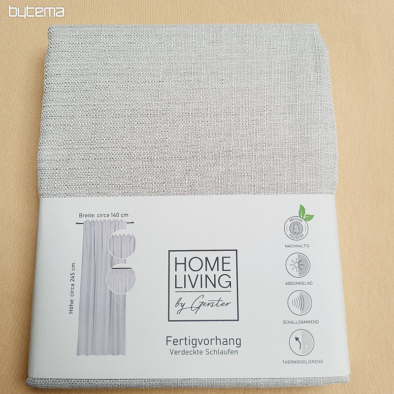 Luksuzna gotova zavjesa HOME LIVING bež siva