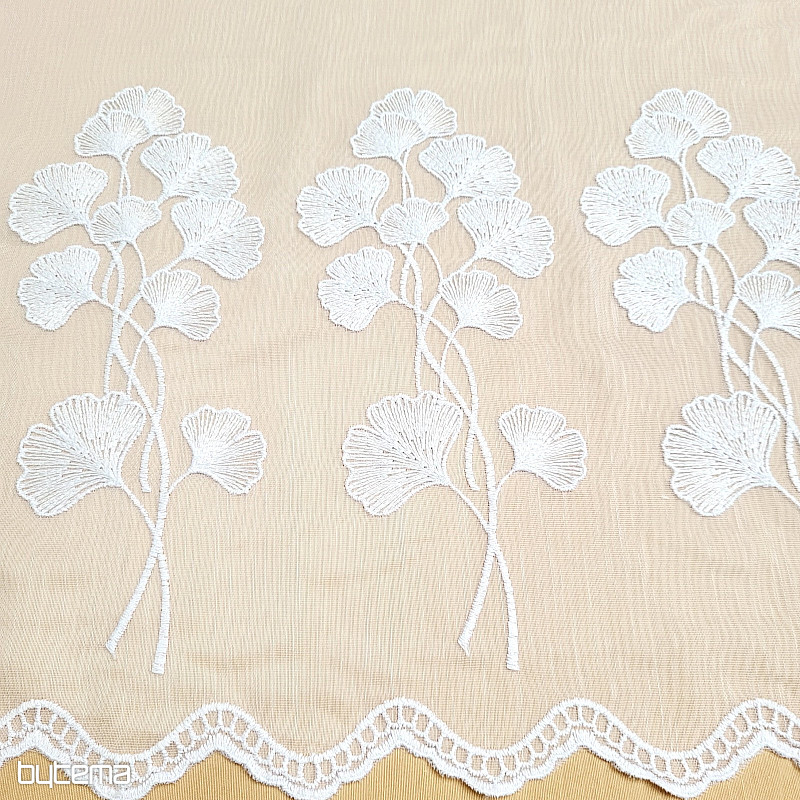 Zavjesa 835 GINKO bijela