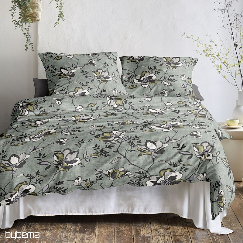 Luksuzna flanelska posteljina IRISETTE KOALA 8616-30 ZELENO