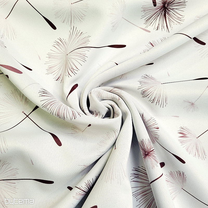 Dekorativna tkanina BLACK OUT MASLAČAK smeđa