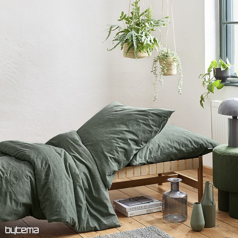 Luksuzna flanelska posteljina IRISETTE KOALA 8544-30 zelena
