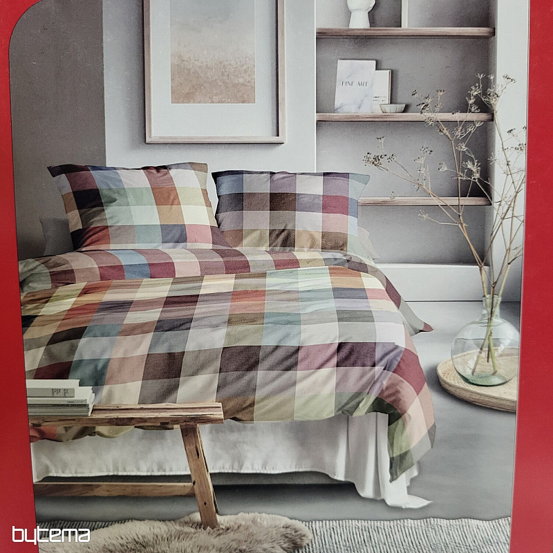 Luksuzna flanelska posteljina IRISETTE ZOBEL 8600-90 MULTI CHECK
