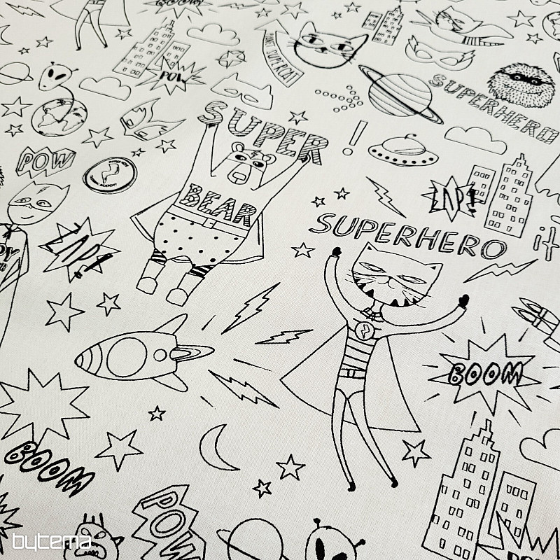Tkanina za slikanje SUPERHEROJA