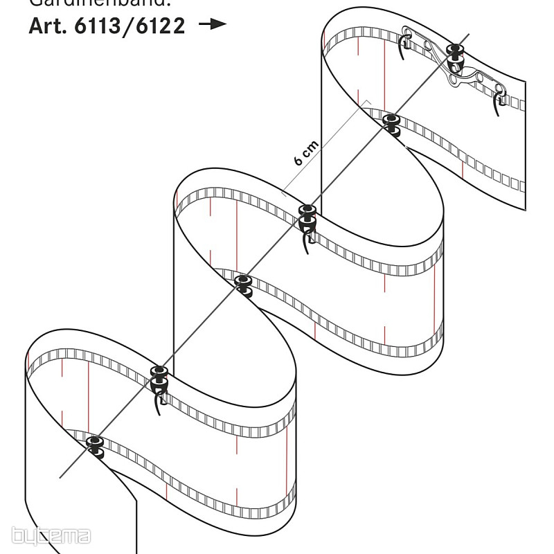 Kabel s okretnim klizačem za NEW WAVE 1:2 traku