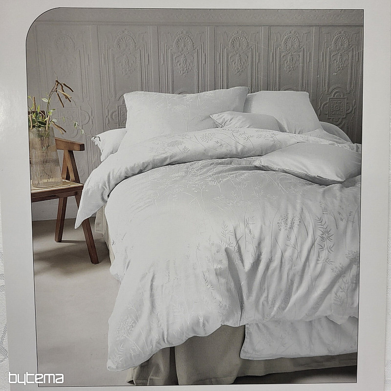 Luksuzni pamučni damast RIO BIJELA