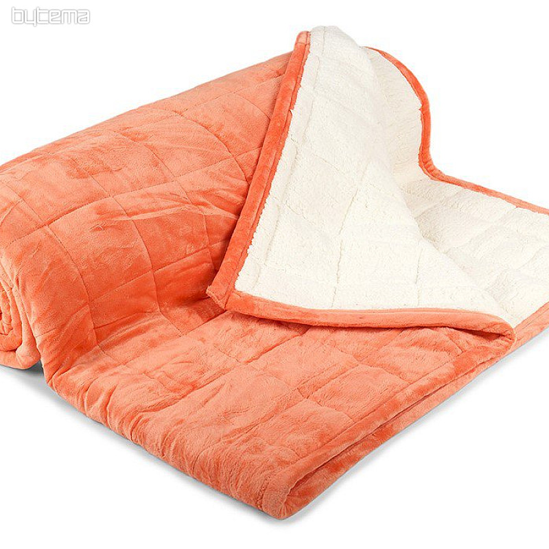 deka od mikrovlakana EXTRA SOFT SHEEP losos ubod
