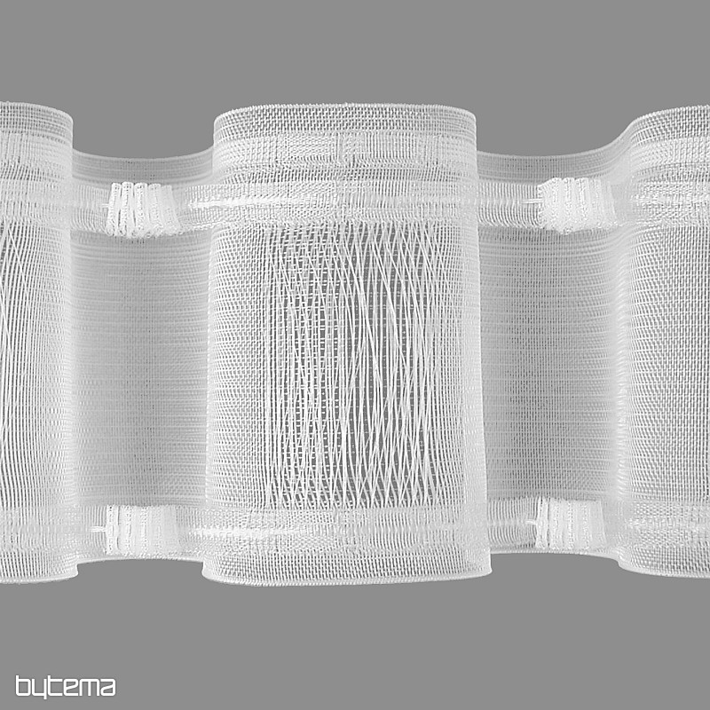 WAVE zavjesa 10 cm, 1:2 - klizačica/šipka