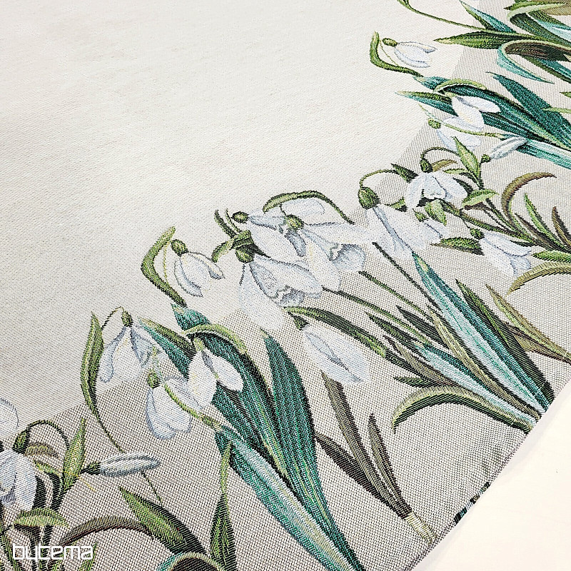 Okrugli tapiserijski stolnjak PAHULJICE