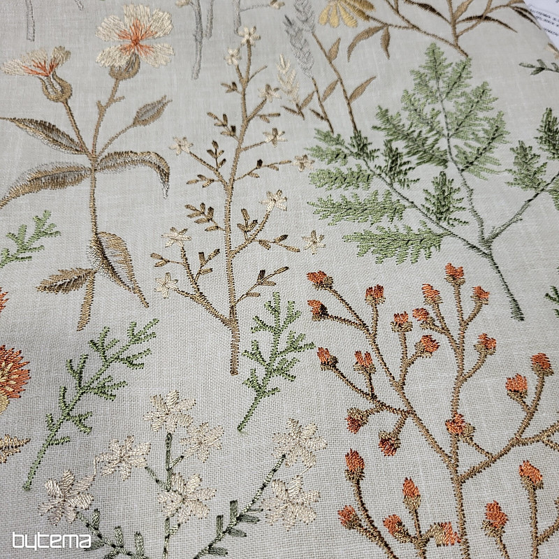 Vezeni šal ĐUMBIR BEŽ