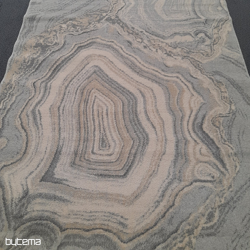 Luksuzni vuneni tepih ISFAHAN Efez sivi