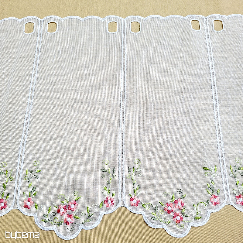 Zavjesa od vitraja RUŽIČASTO CVIJEĆE