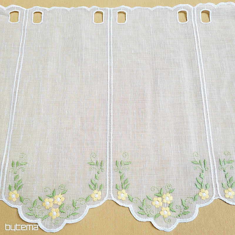 Zavjesa od vitraja ŽUTO CVIJEĆE