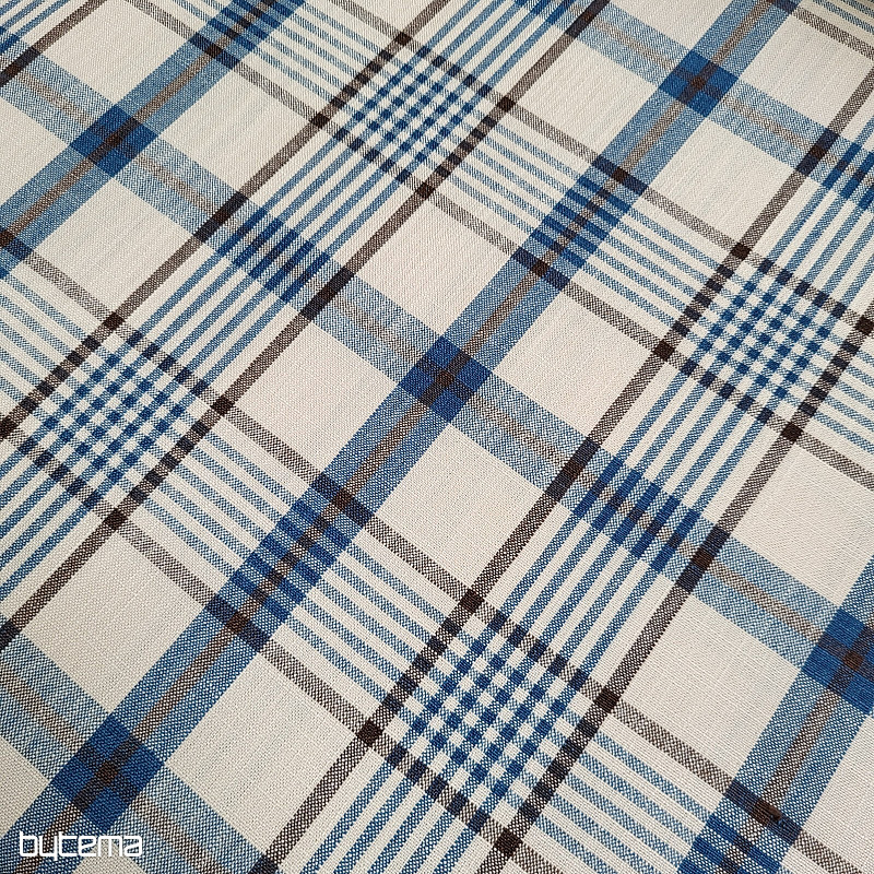 Dekorativna tkanina ANZOL PLAVA