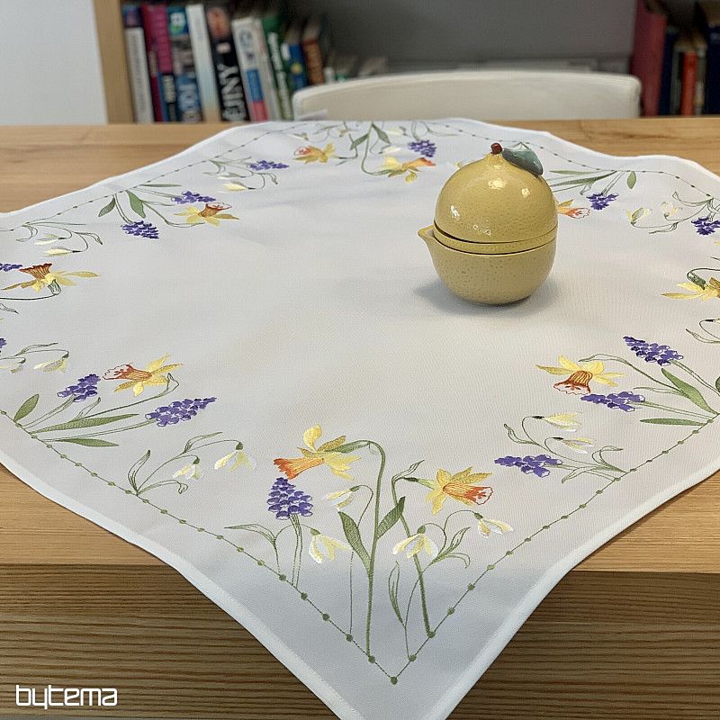 Vezeni stolnjak i šal NARCISSIS I SNJEŽNA KĆI