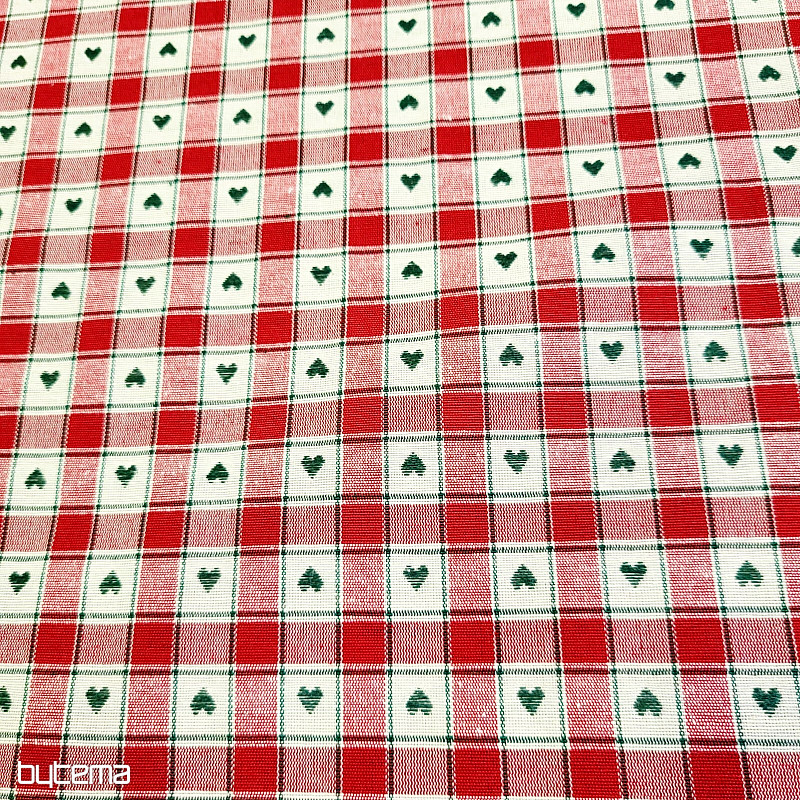 Dekorativna tkanina MAXI CORET crvena