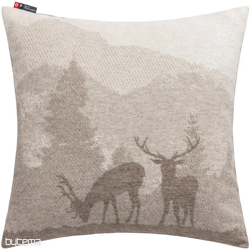 Dekorativni pokrov DF JELEN SILVRETTA smeđi