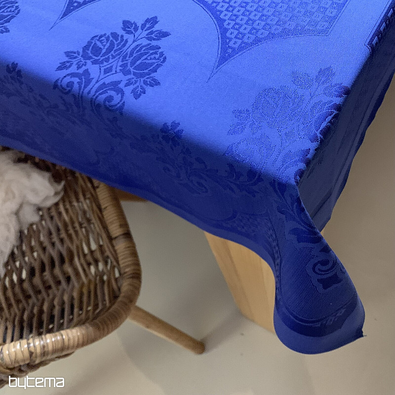 Stolnjak DAMASK tamnoplavi 140 x 220