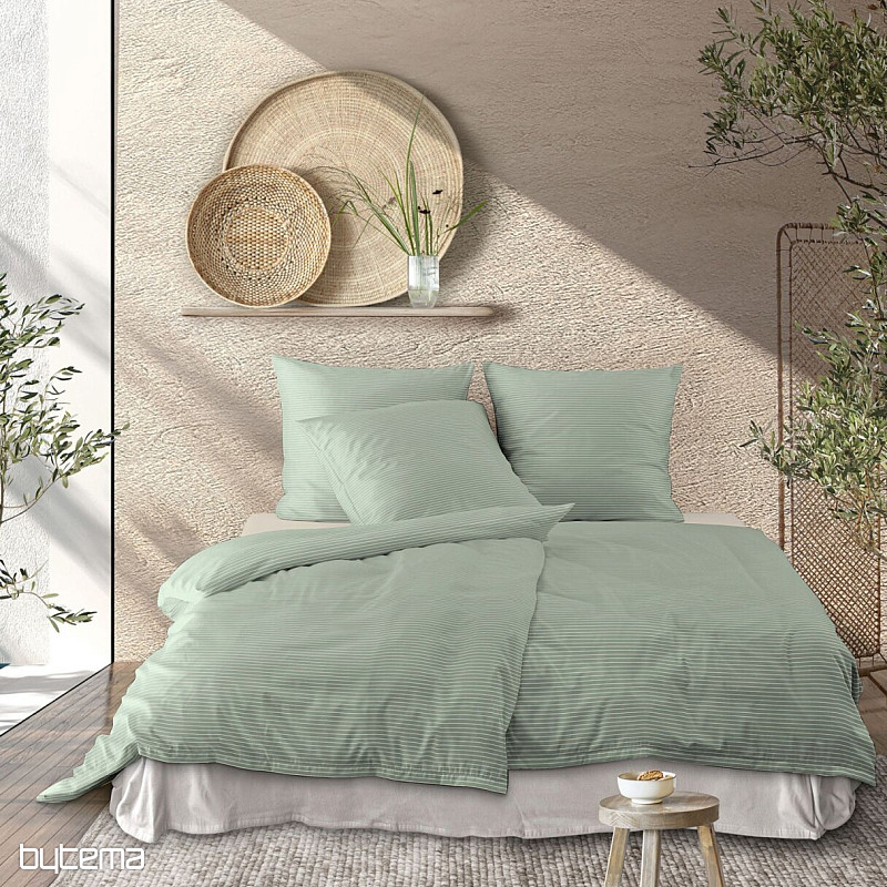 IRISETTE luksuzni pamučni saten TOKIO 8607-30 zelena