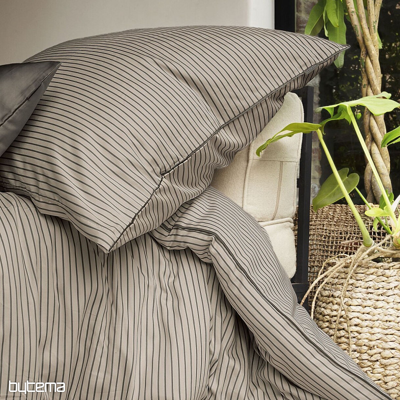 IRISETTE luksuzni pamučni saten TOKIO 8607-80 bež siva