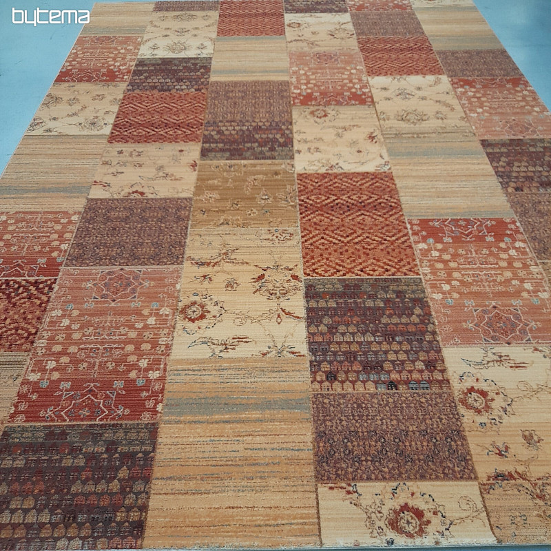 Luksuzni vuneni tepisi KASHQAI PATCHWORK krem boje