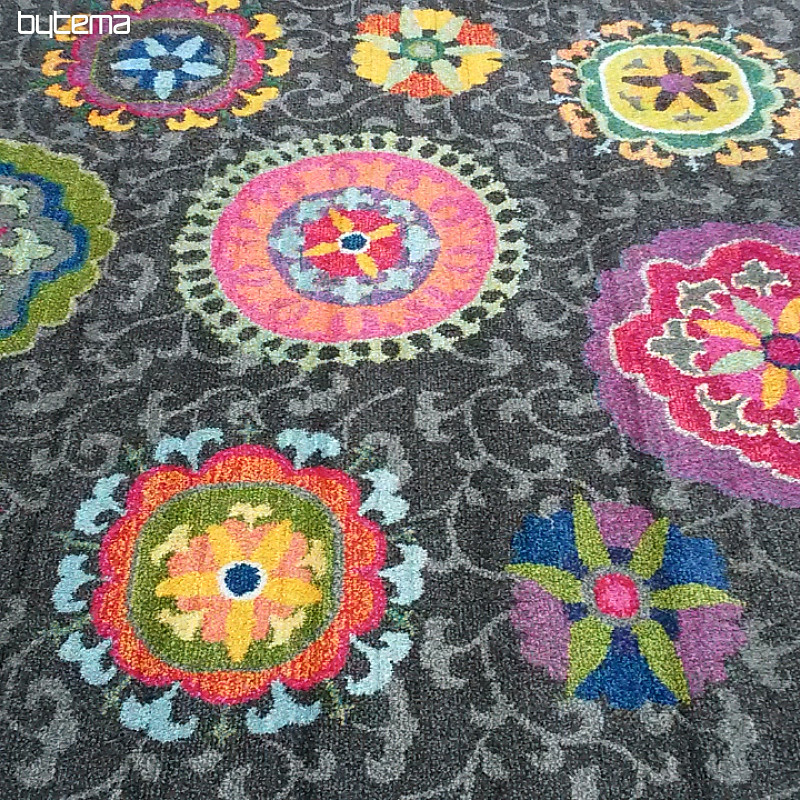 Komadni tepih MANDALA braon