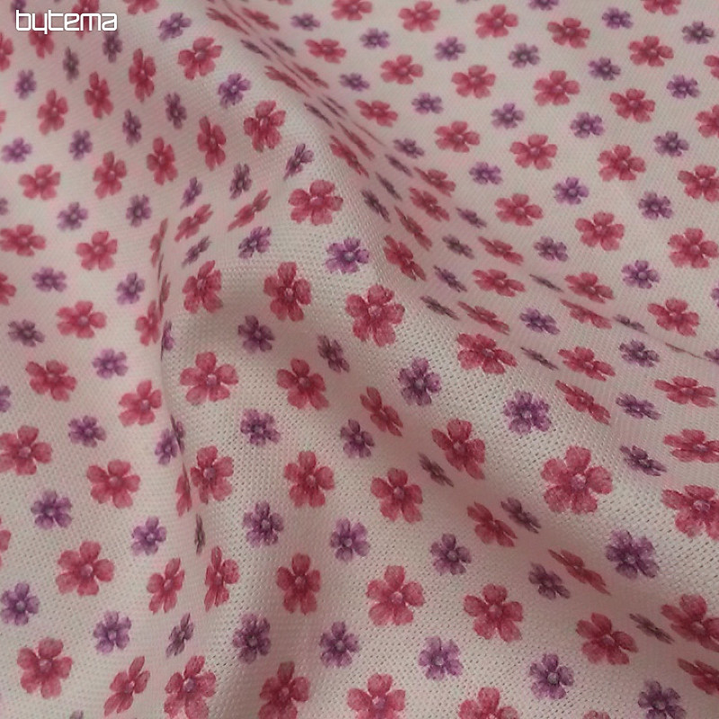 Dekorativna tkanina CLARA FLOWERS roza