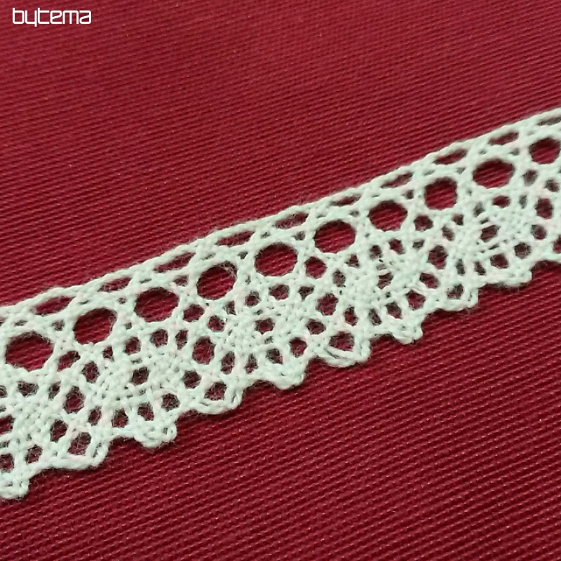 Pamučna čipka 75239 19 mm krem