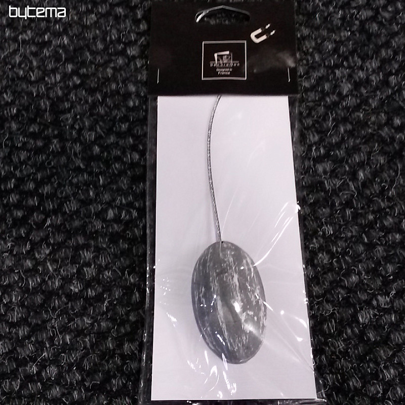 OVALIE magnet sivo-bijela viseća kravata
