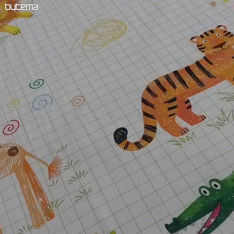 Dječja ukrasna tkanina ZOO crtić