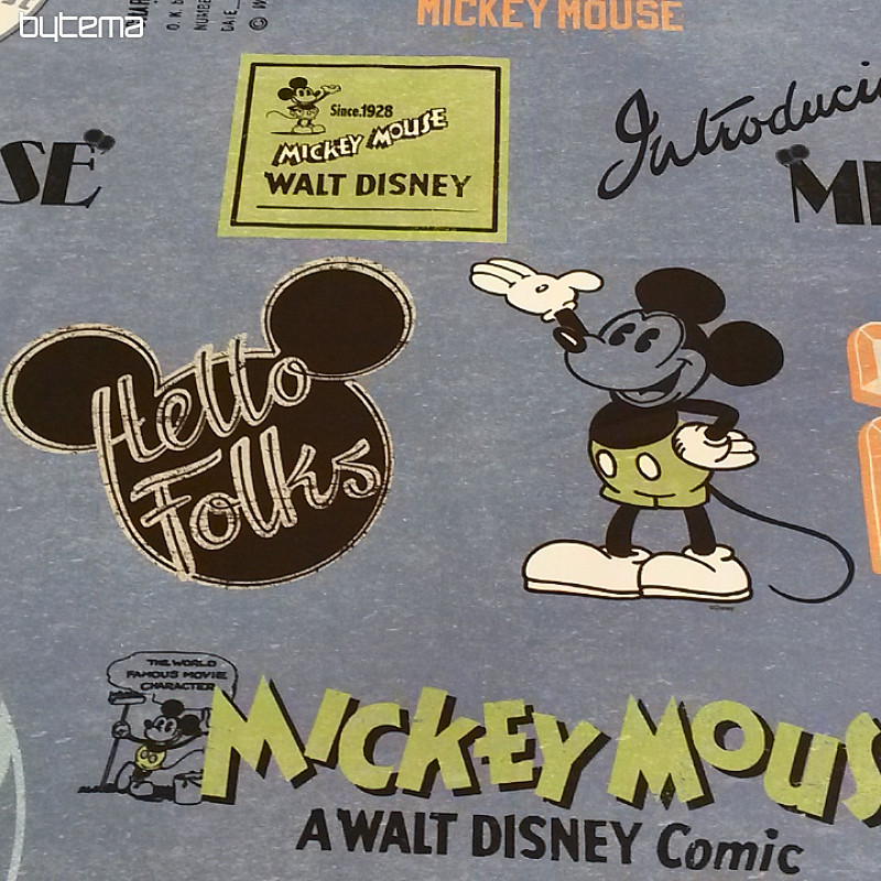 Dječja dekorativna tkanina MICKEY MOUSE plava