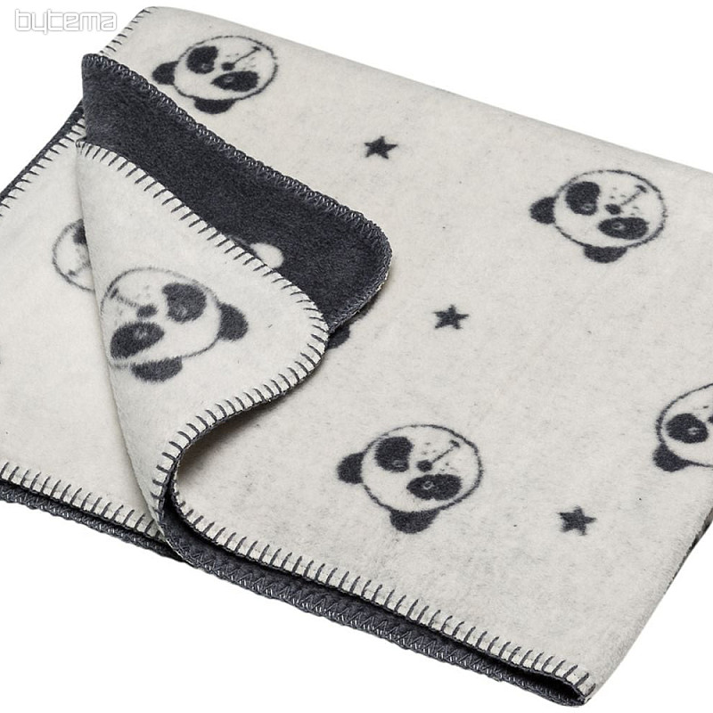 Dječja pamučna deka DF PANDA 100x150